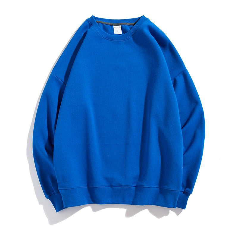 Mænds afslappede sweatshirt med rund hals