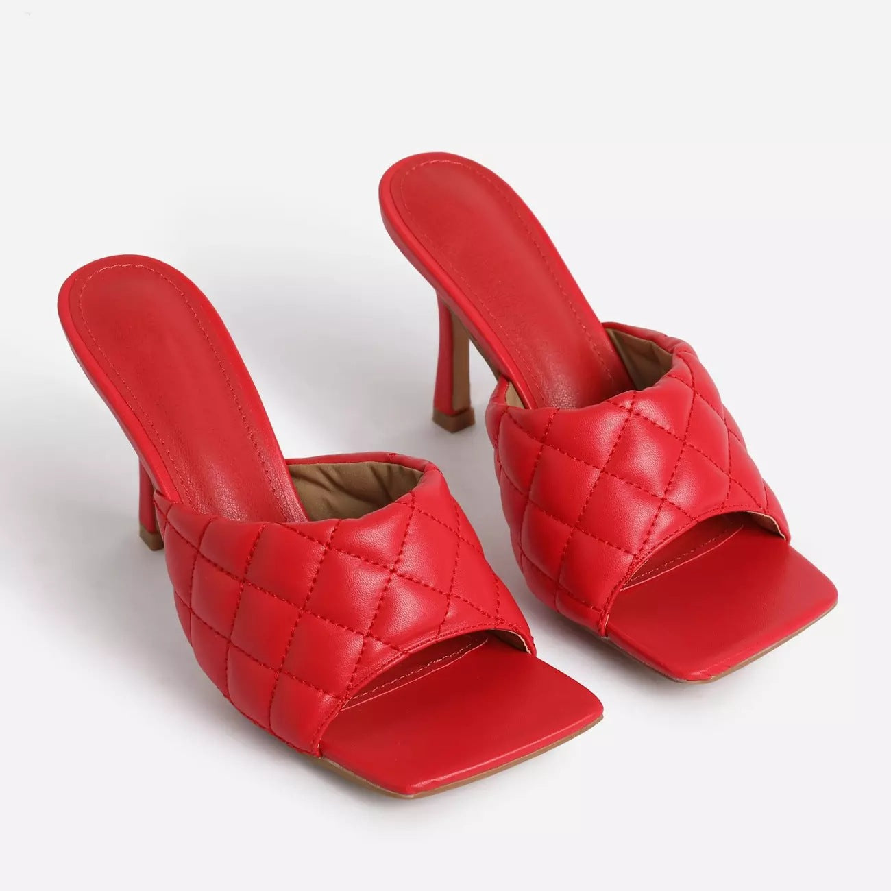 Large size open-toe back empty women's shoes