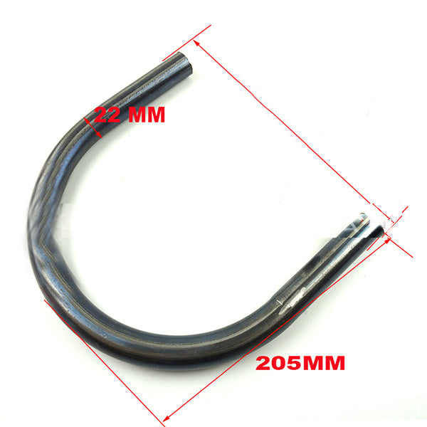 Motorcycle Retro Modified Tail U-tube Elbow Armrest Tailstock