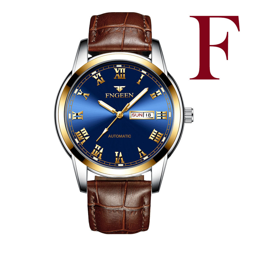 Stainless Steel Band Luminous Quartz Student Fashion Trend Men's Watch