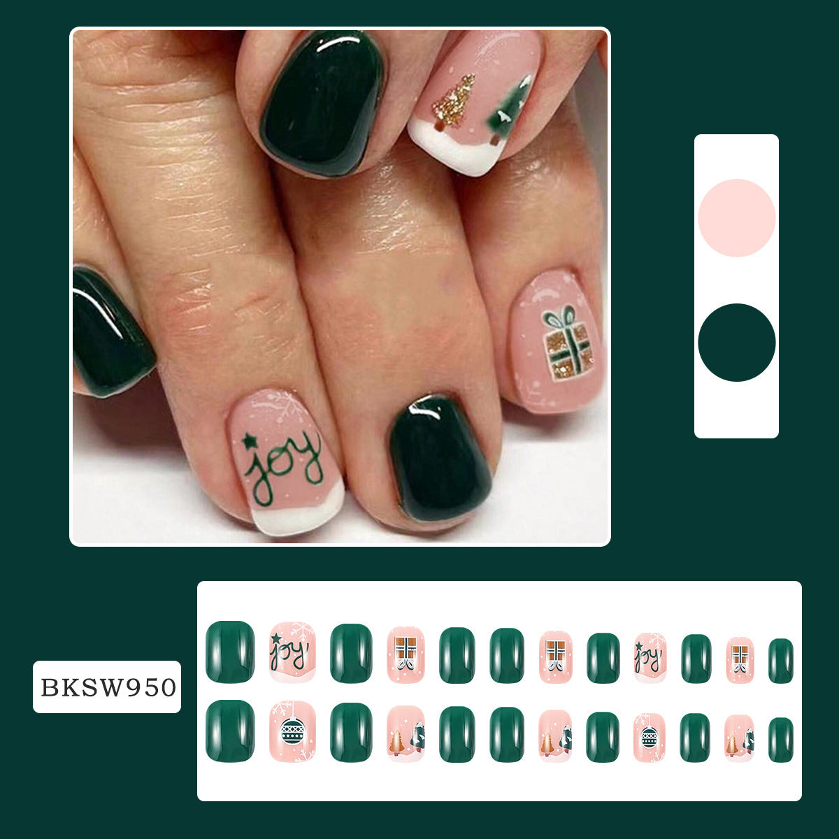New Nail Beauty SMD Snowflake Christmas Style