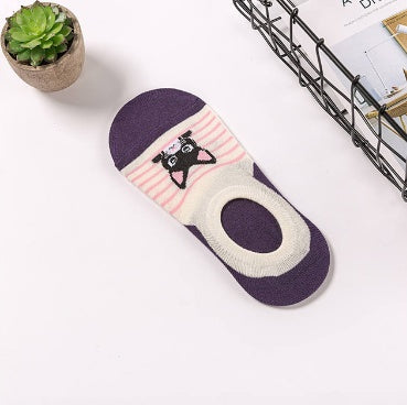 Summer CAT Warm Comfortable Cotton Girl Women's Socks Ankle Low Female