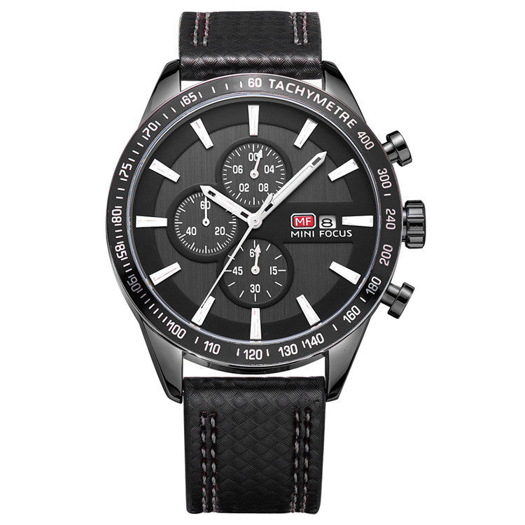 MINIFOCUS calendar quartz watch