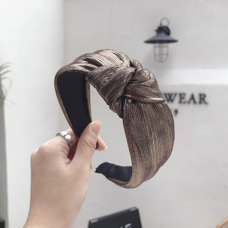Hot stamping fabric headband
