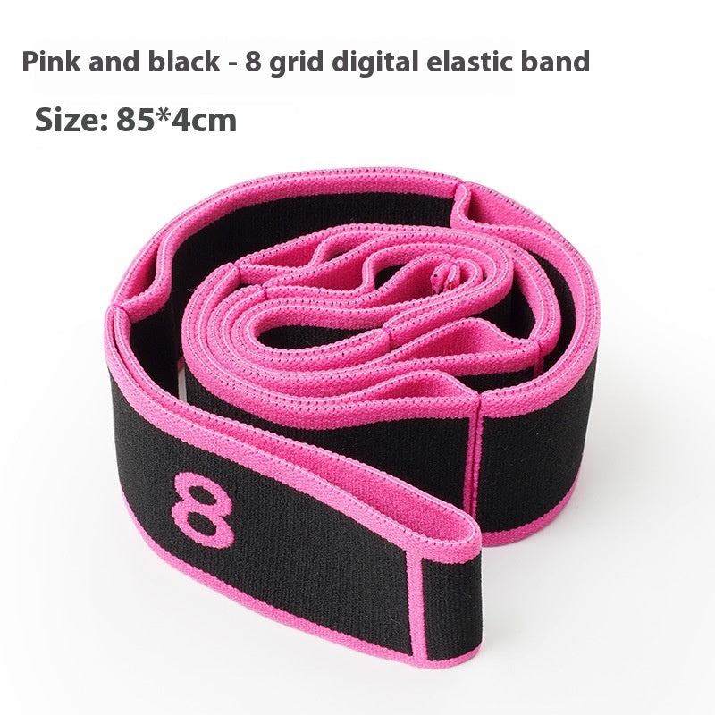 Children's Adult Digital Eight-grid Latin Dance Yoga Stretch Belt