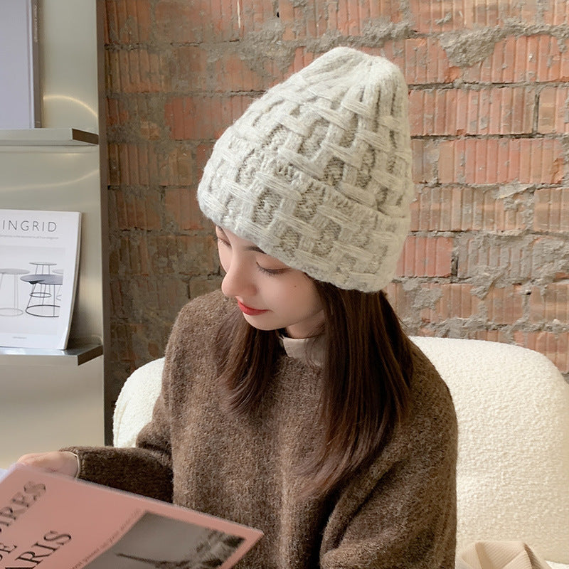 Women's Japanese Cute Warm Knitted Woolen Hat
