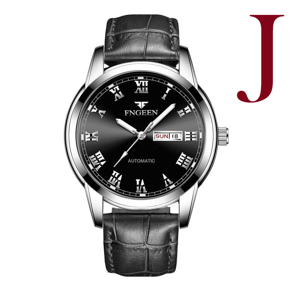 Stainless Steel Band Luminous Quartz Student Fashion Trend Men's Watch