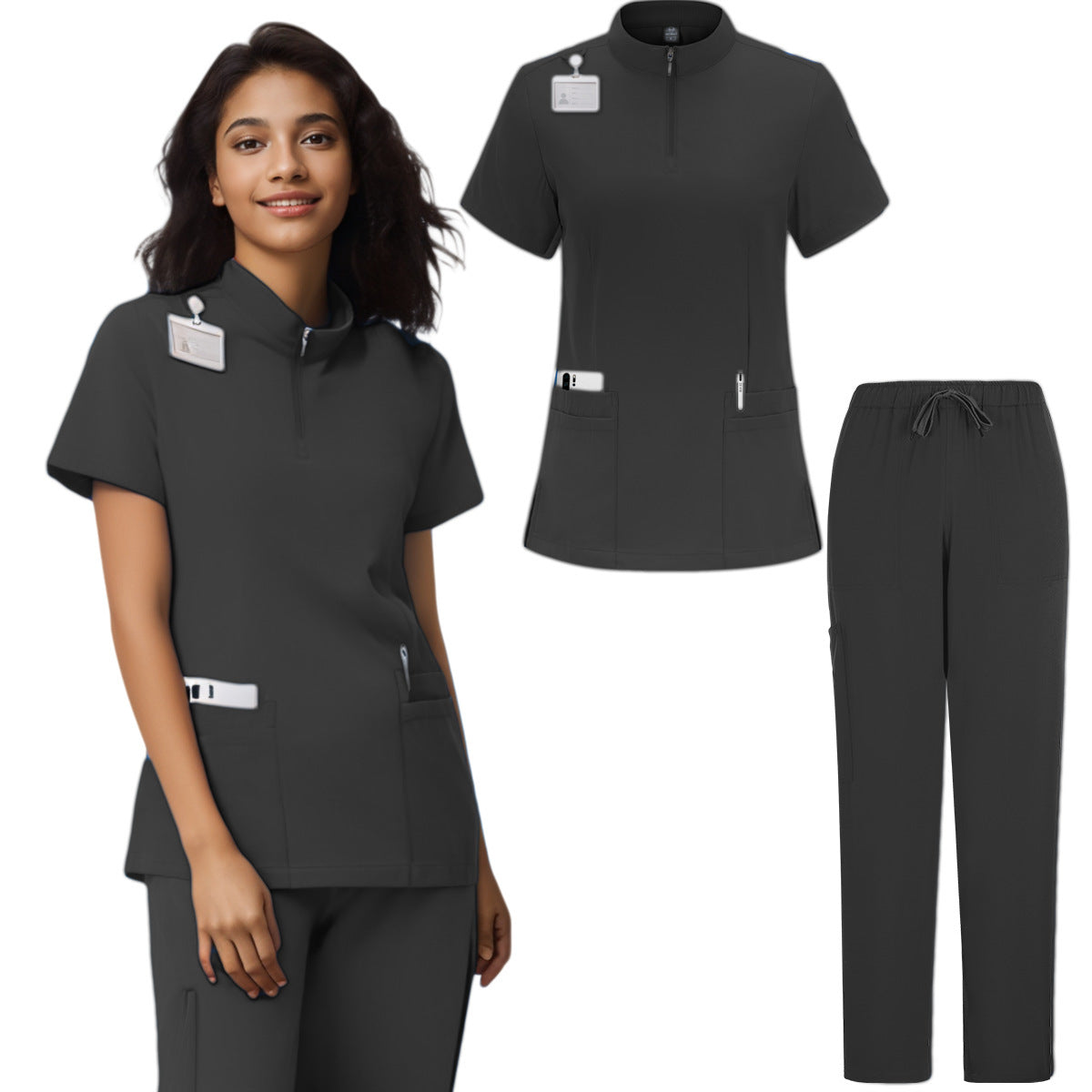 Womens Jogger Pants Hospital Pharmacy Workwear Set