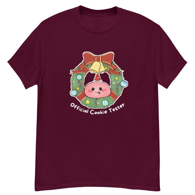 European And American Cookie Tester Digital Printing Casual Round Neck T-shirt