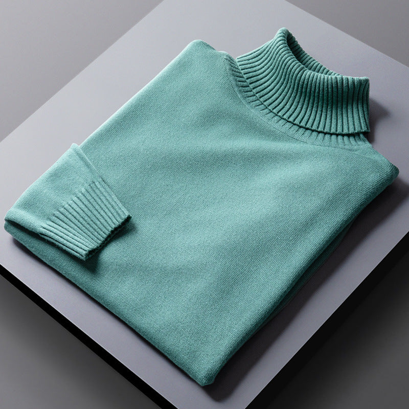 High Collar Sweater Men's Warm Trend Two Lapels