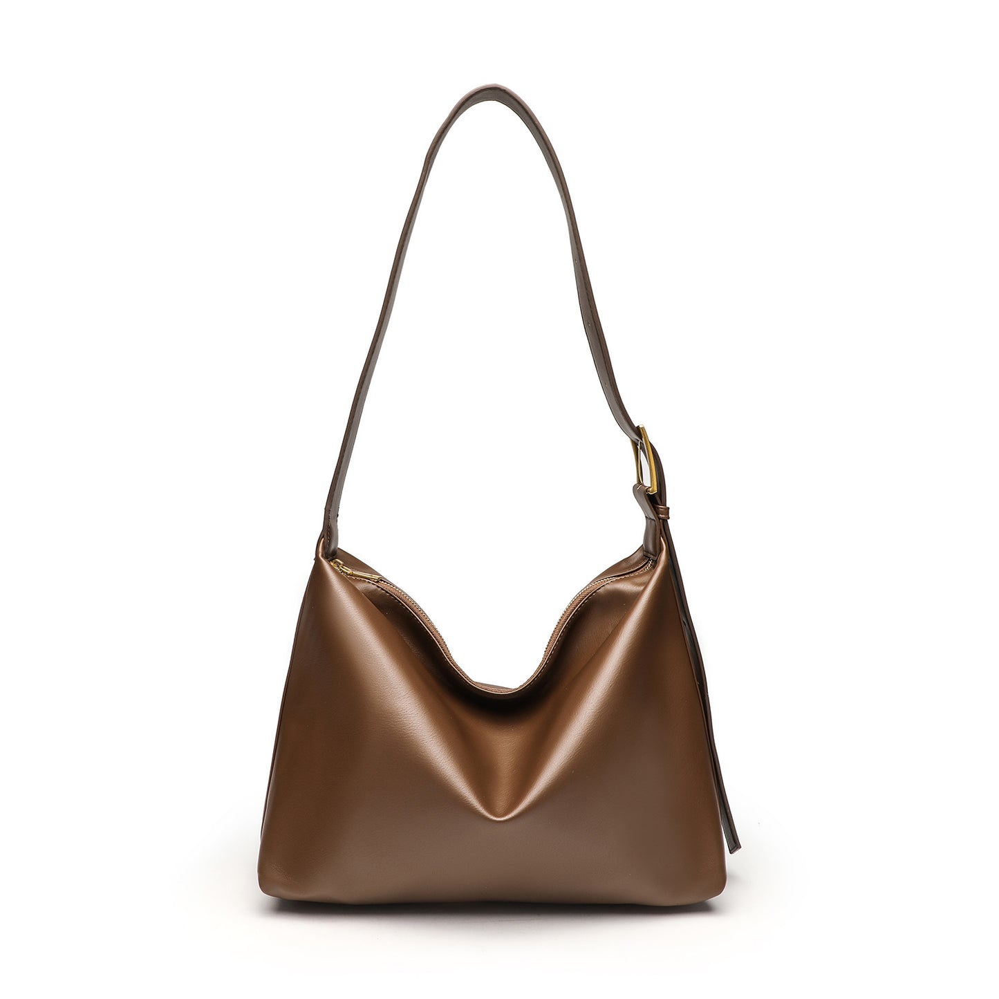 Soft Collapse Simple Style One Shoulder Large Capacity Totes