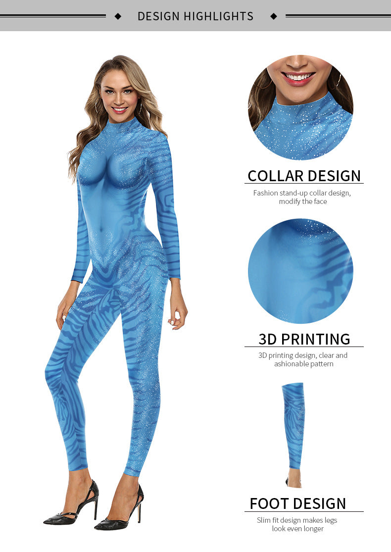 Women's Cosplay3D Digital Printing Jumpsuit