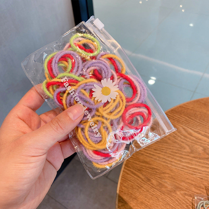 Girl Princess Color Head Hair Tie Rubber Band