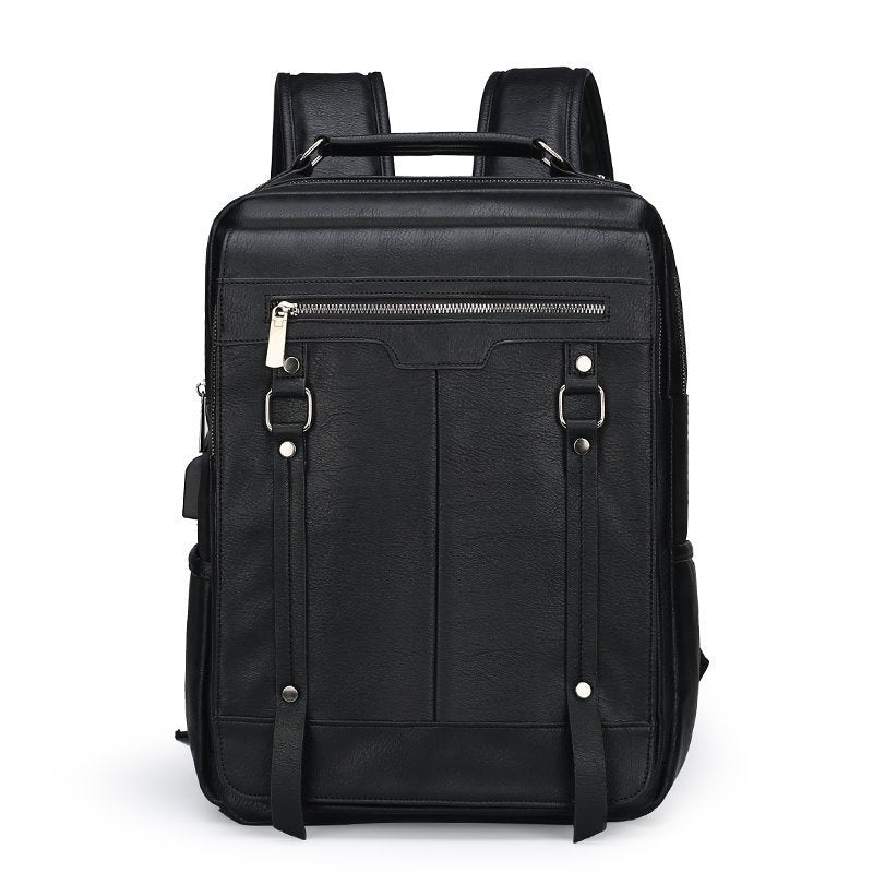 Men's Casual Backpack High School Junior High School Student Schoolbag Simple