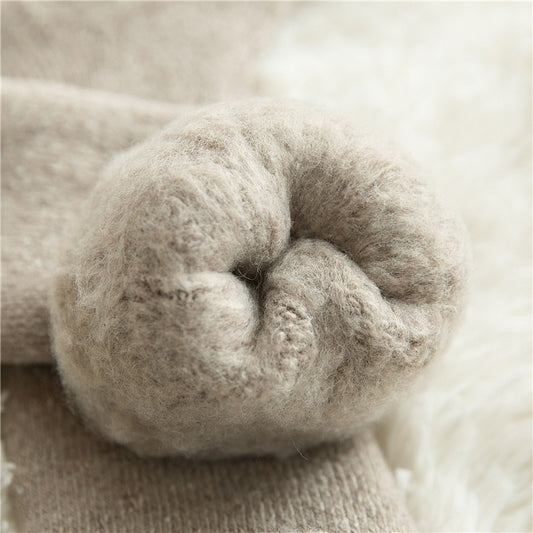 Winter Thick Wool Lined Warm Stockings