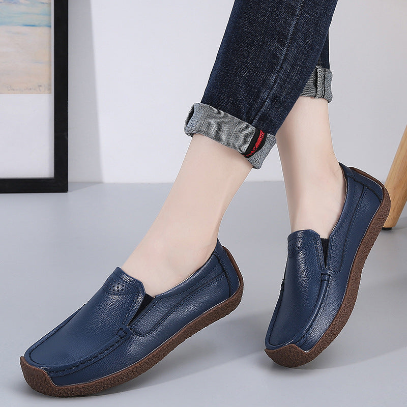 Women's Shoes Non-slip Cowhide Soft Bottom