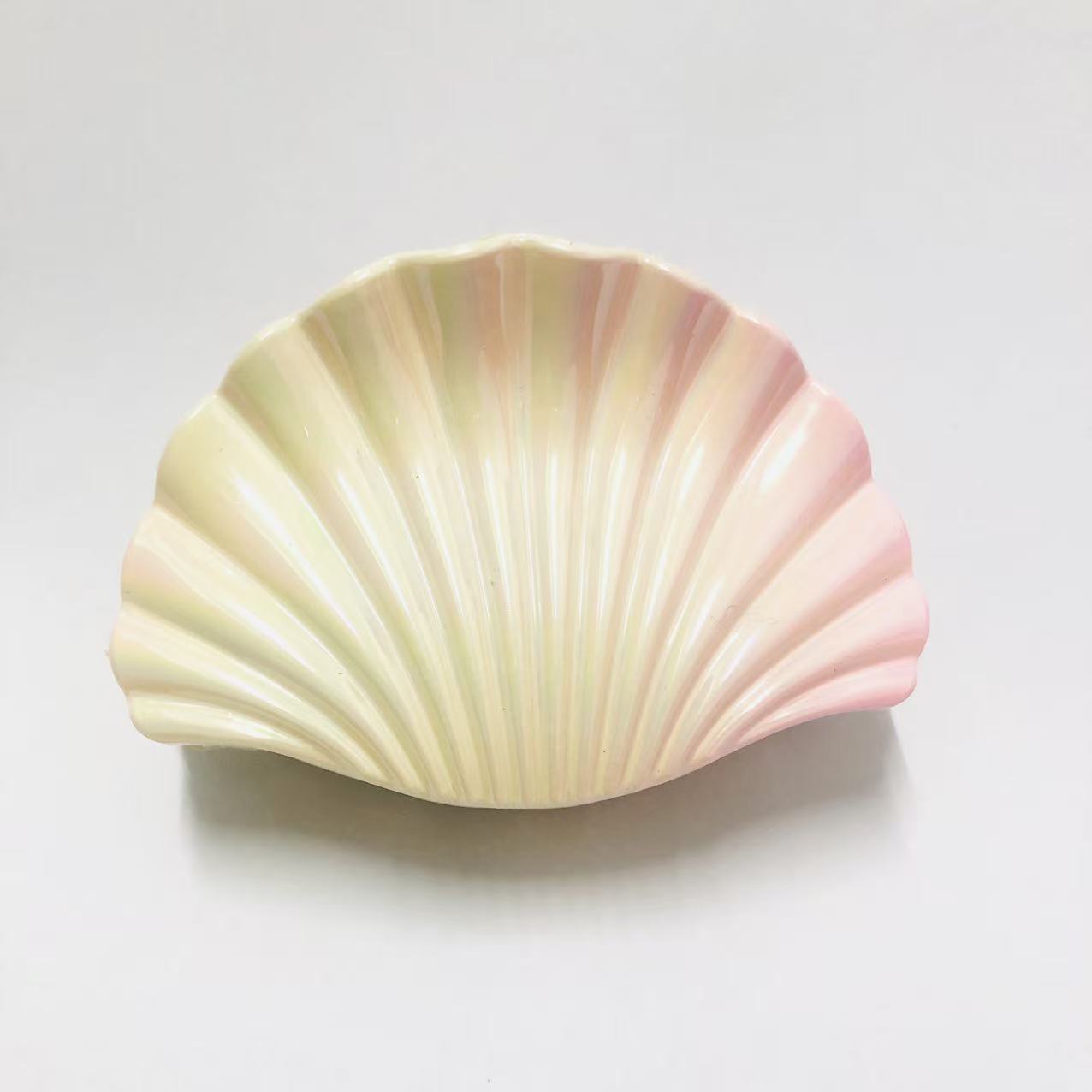 Iridescent Shell Hair Clip In Vibrant Ocean Design