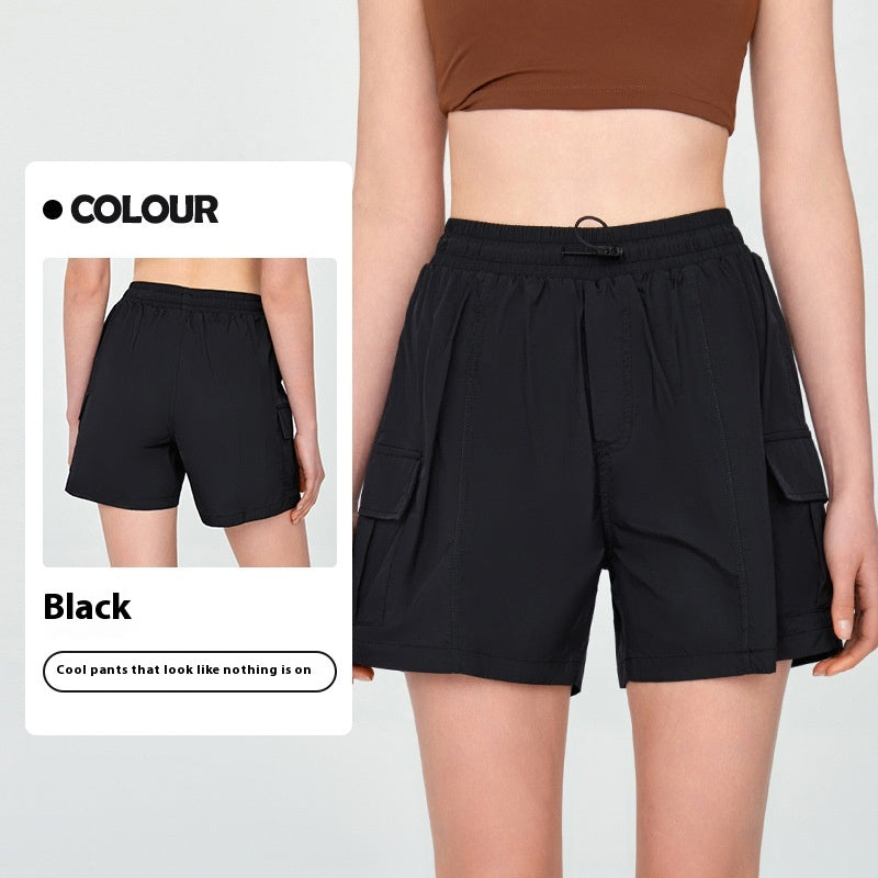 Sun Protection Sports Shorts Women's Outdoor Running Fitness Yoga Leisure Lightweight Windproof
