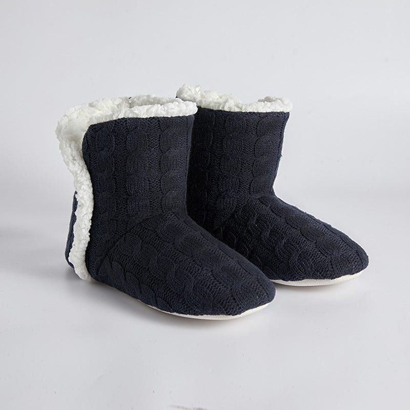 Women's Autumn And Winter Thickened Plus Velvet Floor Socks