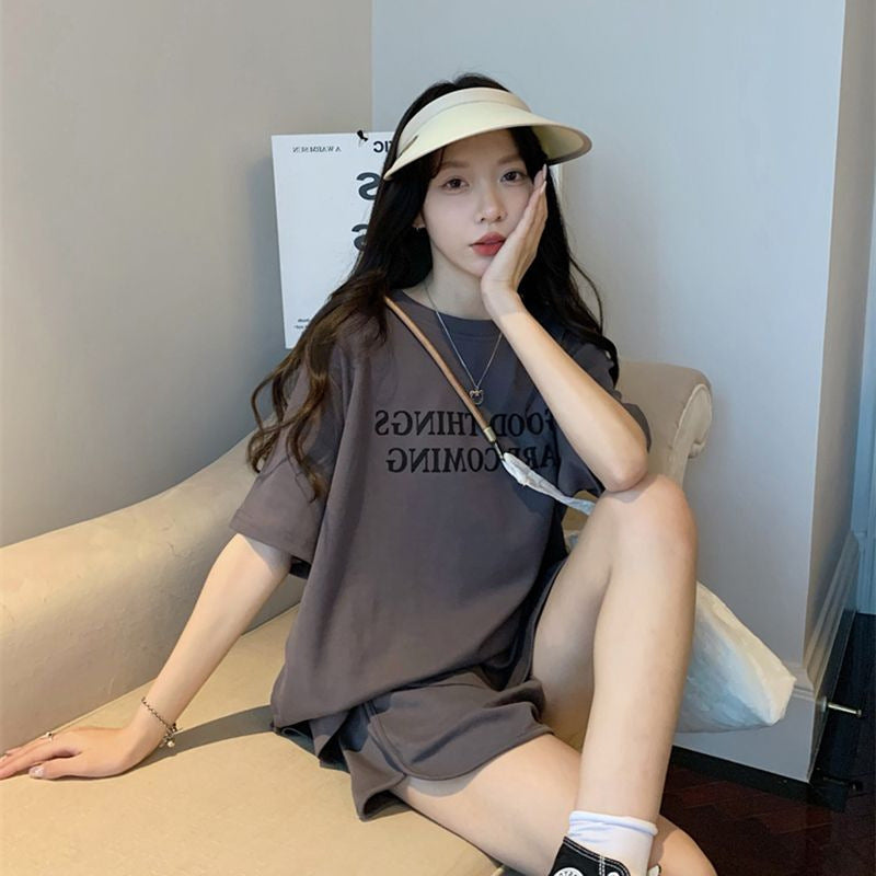 Women's Summer Loose Korean-style Casual Student Outfit