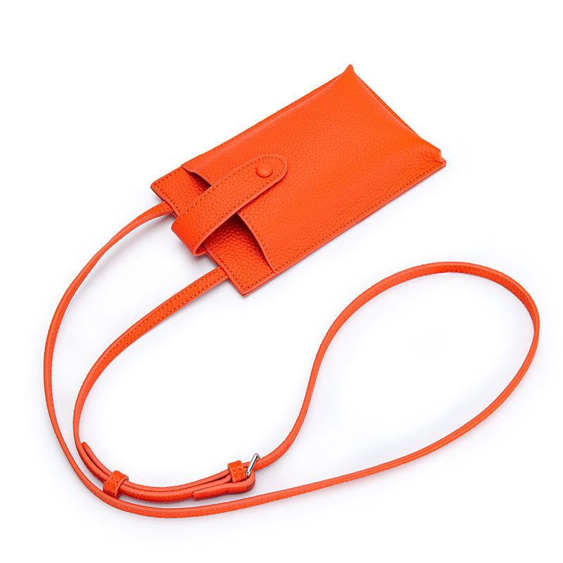 Leather One-shoulder First Layer Cowhide Stylish Small Crossbody Bag