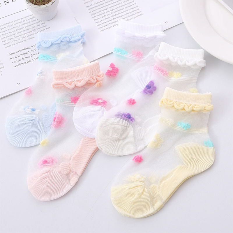 Summer Thin Breathable Ankle Transparent Stockings