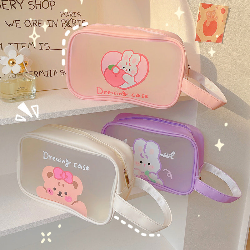Women's Portable Oversized Transparent Waterproof Storage Bag