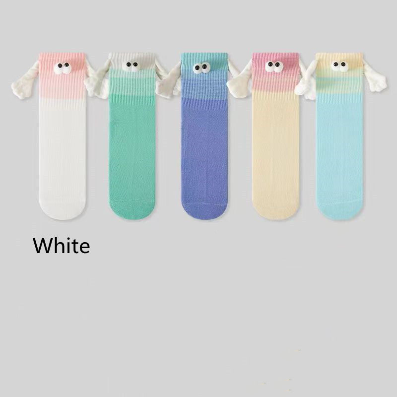 Gradient Color Socks That Pull On The Hand