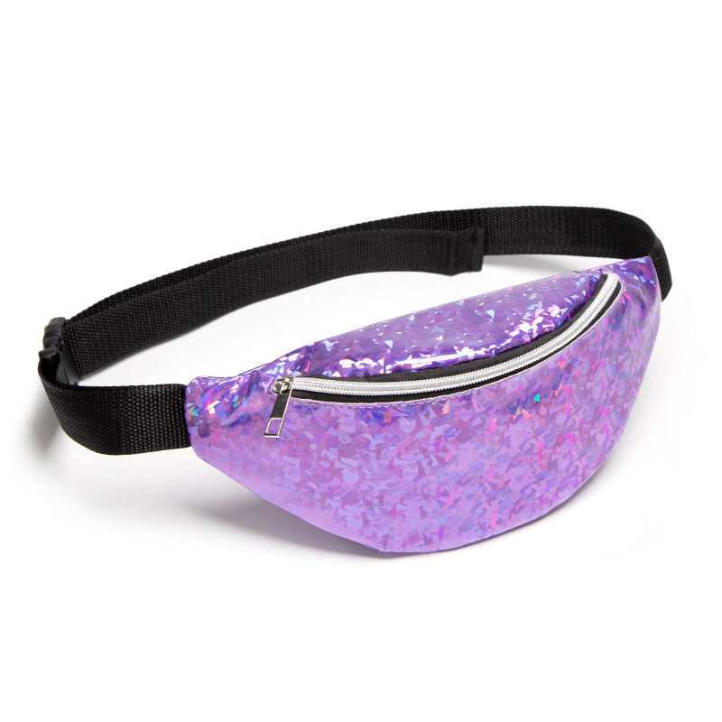 Women's Sequin One Shoulder Crossbody Chest Bag