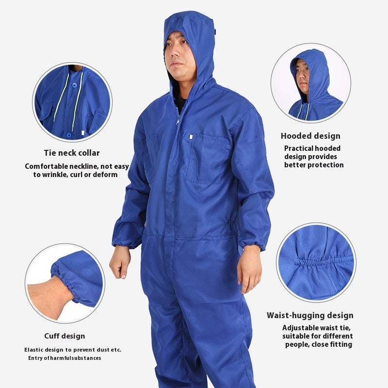 Jumpsuit Overalls Long Sleeve Antifouling Dustproof Tooling