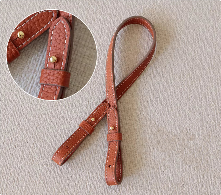 Genuine Leather Women's Bag Strap Accessories Replacement Spaghetti Strap