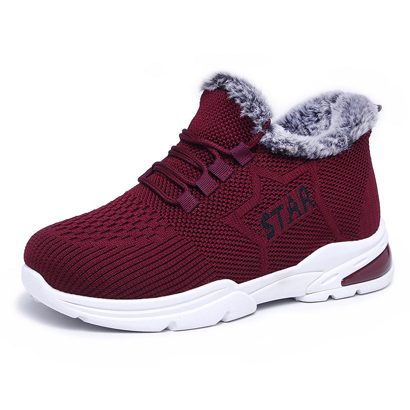 Fashion Casual Plus Velvet Thick Cotton Shoes