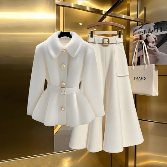 AutumnWinter Chanel-style Sophisticated And Elegant Outfit Set