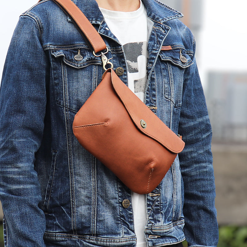 Men's Casual Retro Handmade Cowhide Bag