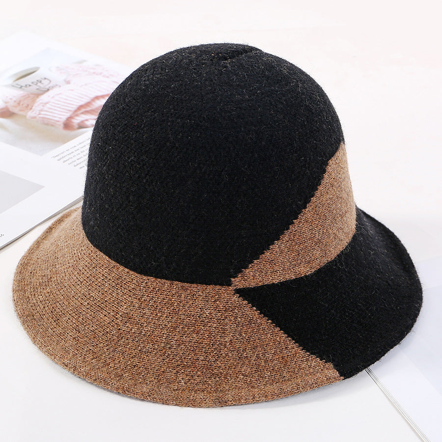 Fashion All-match Temperament Wool Fisherman Hat