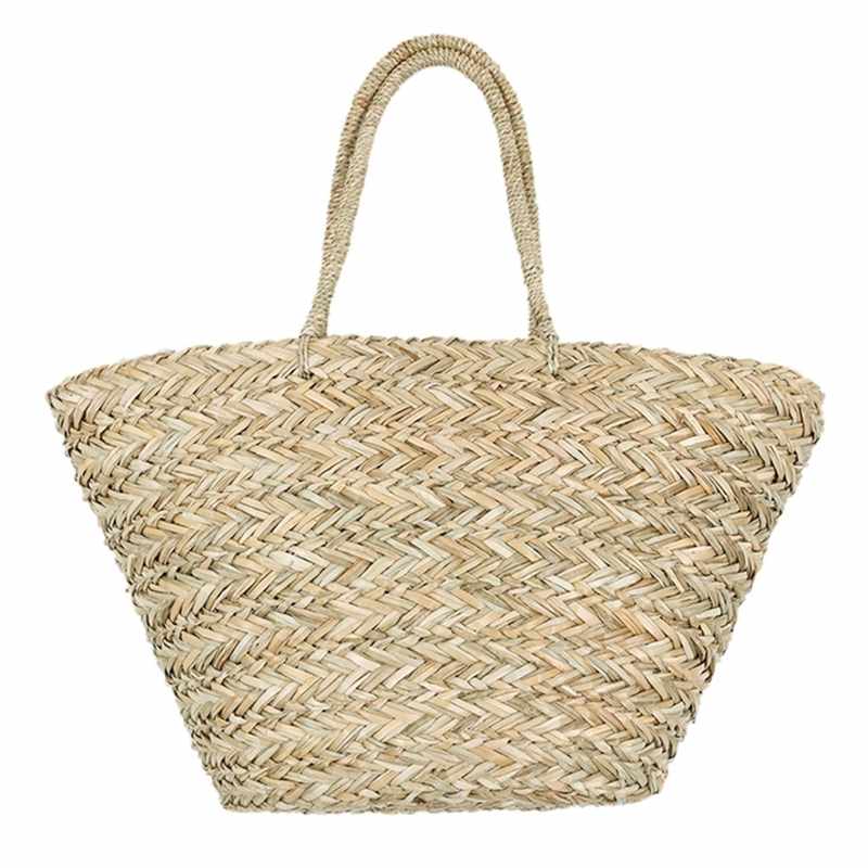 Hand woven water grass bag