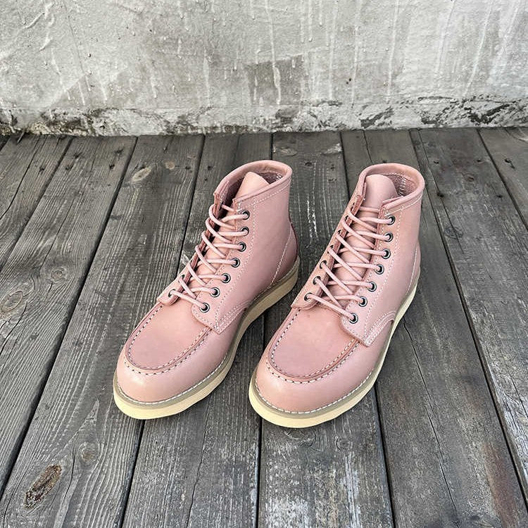 Women's Hard Leather Work Boots
