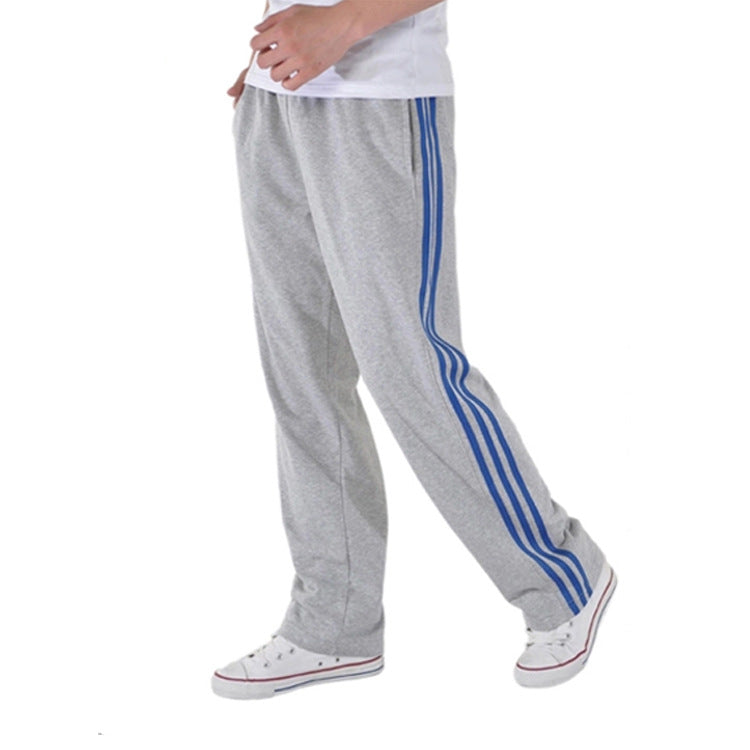 Three-bar spring cotton sports trousers