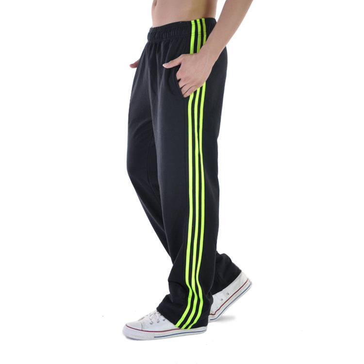 Three-bar spring cotton sports trousers