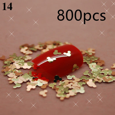 Metal alloy patch series DIY nail stickers
