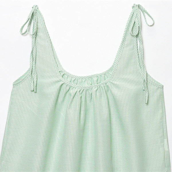 Summer New Polka-dot Loose-fitting Sling Top