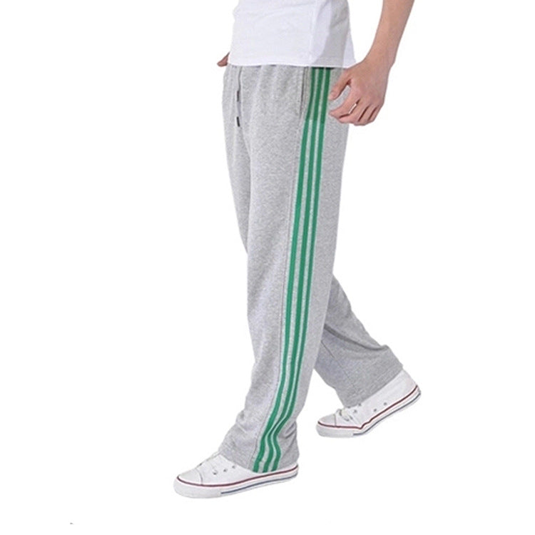 Three-bar spring cotton sports trousers