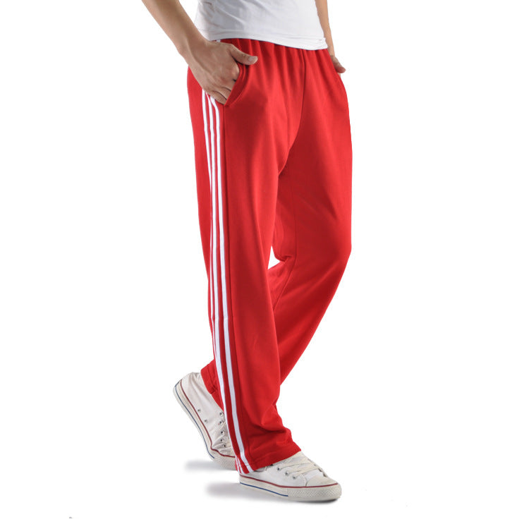 Three-bar spring cotton sports trousers