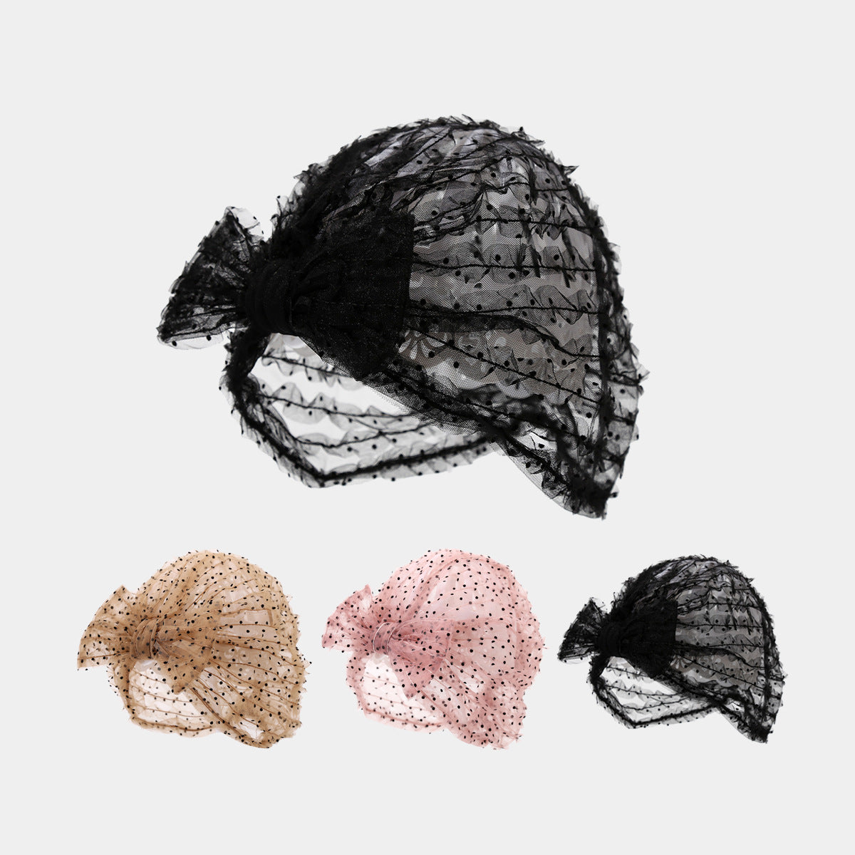 Mesh Breathable Cover Gray Hair Toque Spring And Summer Updo Sleeve Cap