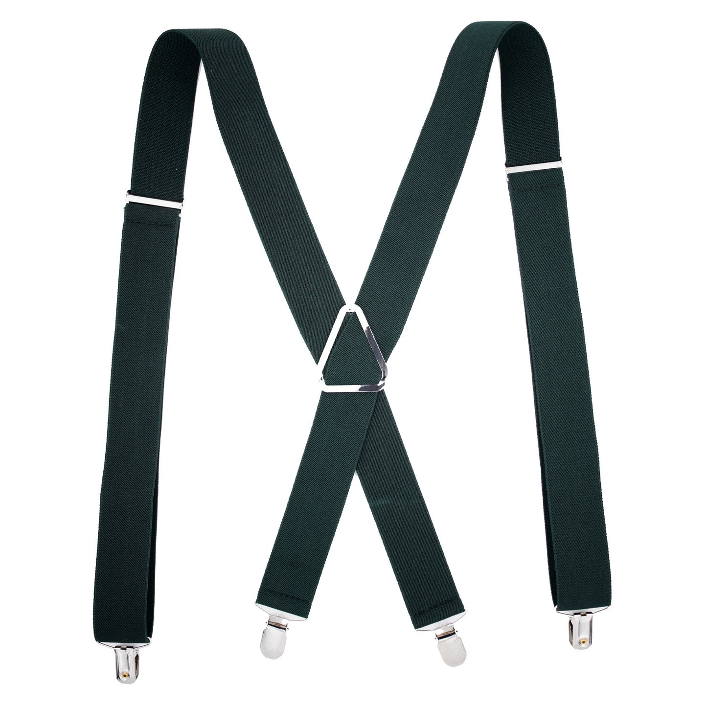Monochrome Elastic Adult Strap With Iron Triangle Pitting