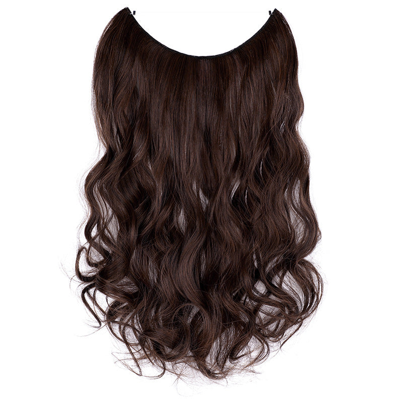 Women's One-piece Seamless Hair Extension Wig Set