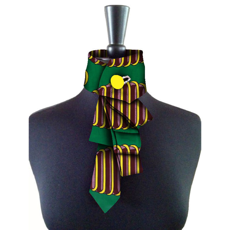African women's bow collar