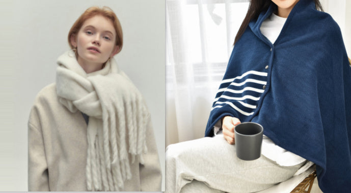 Glutinous Idle Style Thermal Long Scarf