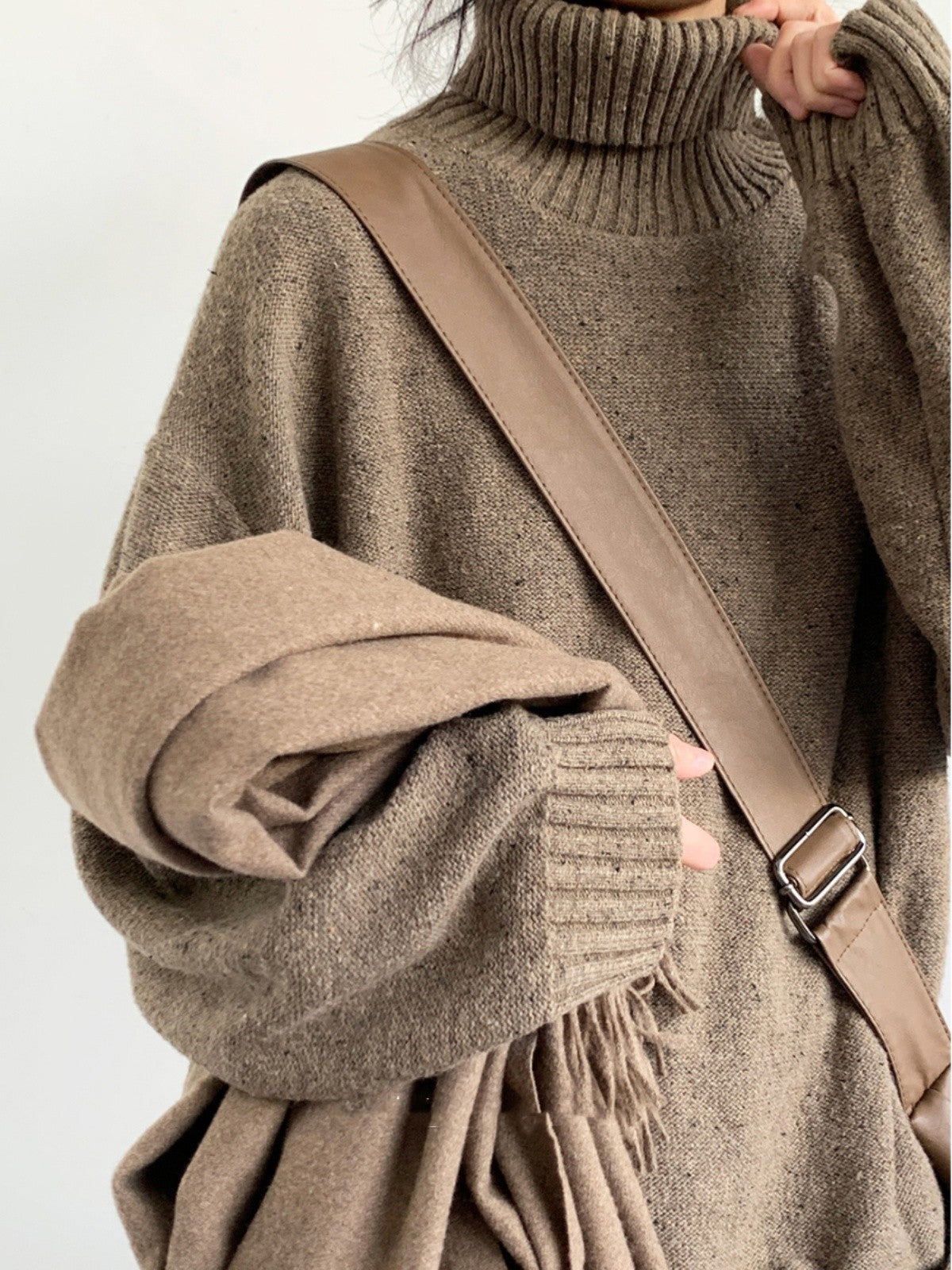 Turtleneck Sweater Men's Pullover Knitting Bottoming Shirt