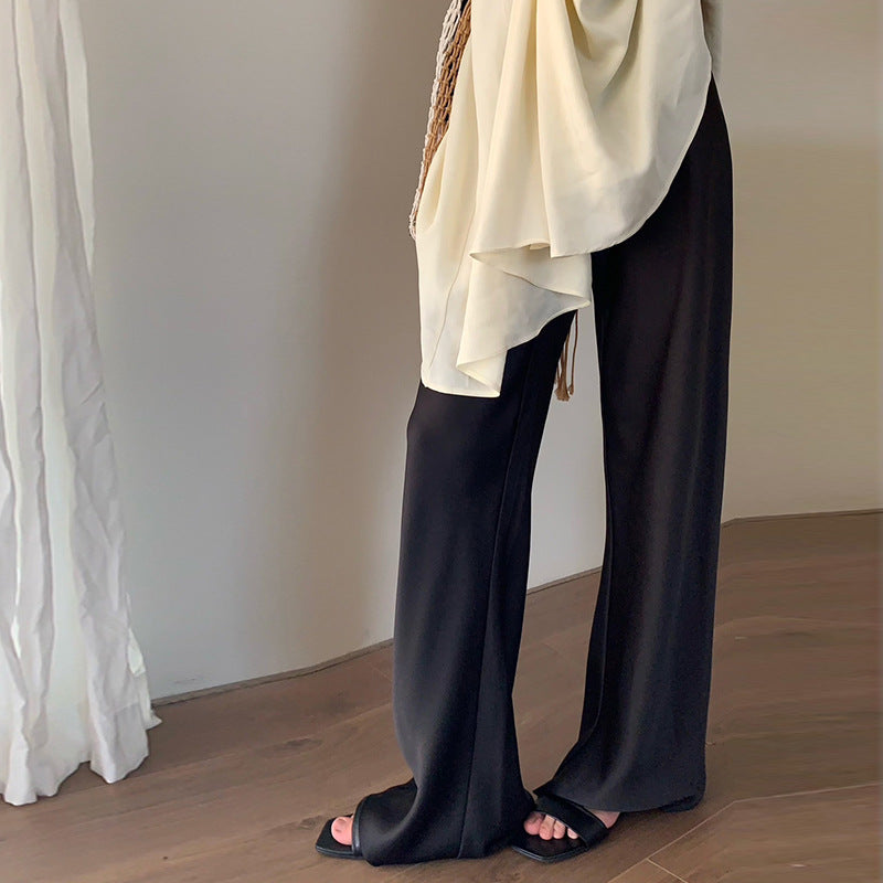 Straight All-matching Wide Leg Trousers